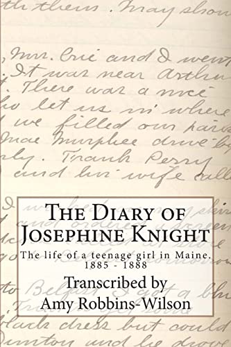 Stock image for The Diary of Josephine Knight for sale by THE SAINT BOOKSTORE