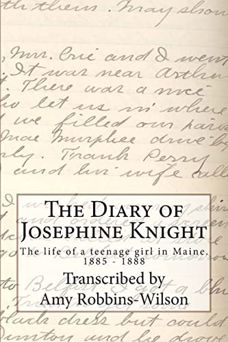 9781484972458: The Diary of Josephine Knight