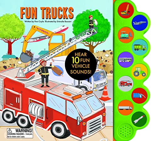 9781486723867: Fun Trucks Sound Book-Hear 10 Fun Vehicle Sounds!