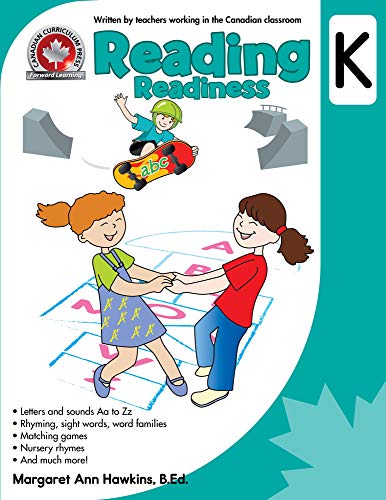 Stock image for Reading Readiness Kindergarten: Rhyming, sight words, word families, matching games and much more! 64 Pages Full-Colour Workbook: Canadian Curriculum Press for sale by Better World Books: West