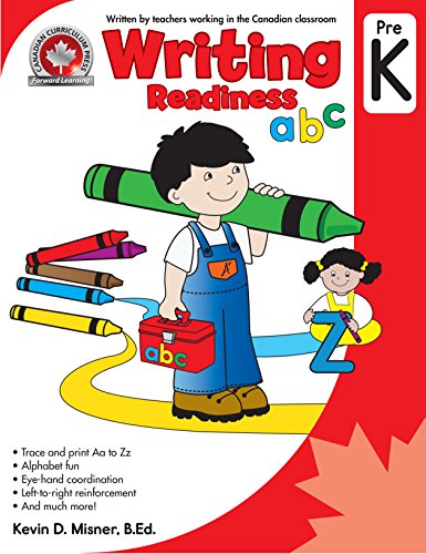 Stock image for Writing Readiness Pre K: Trace And Print Aa To Zz, Alphavet Fun, Eye-Hand Coordination: 64 Pages Full-Colour Workbook: Canadian Curriculum Press for sale by Book Deals