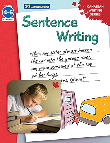 Stock image for Sentence Writing: Canadian Writing Series Grades 4-6 for sale by THE SAINT BOOKSTORE