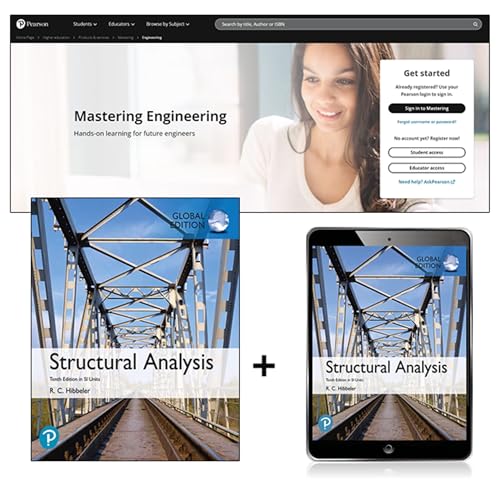 Stock image for Structural Analysis in SI Units, Global Edition + Mastering Engineering with Pearson eText for sale by AussieBookSeller