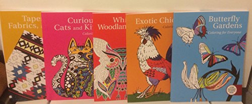 Imagen de archivo de Coloring for Everyone Adult Coloring Books Set of 5 a la venta por Half Price Books Inc.