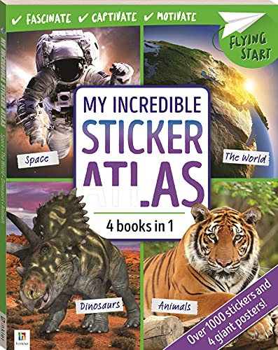 Imagen de archivo de Flying Start My Incredible Sticker Atlas a la venta por WorldofBooks