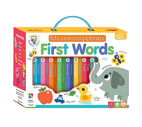 Beispielbild fr First Words My Learning Library | Hinkler Building Blocks | Board Books for Toddlers | Early Learning for Babies zum Verkauf von WeBuyBooks