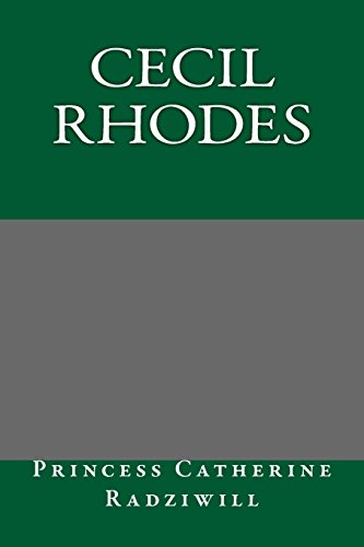 9781489522344: Cecil Rhodes