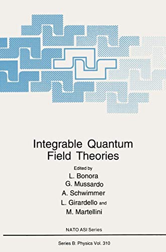 Stock image for Integrable Quantum Field Theories (Nato Science Series B: (closed)) for sale by Revaluation Books