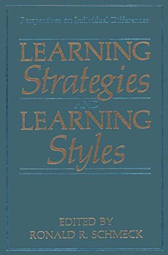 9781489921208: Learning Strategies and Learning Styles (Perspectives on Individual Differences)