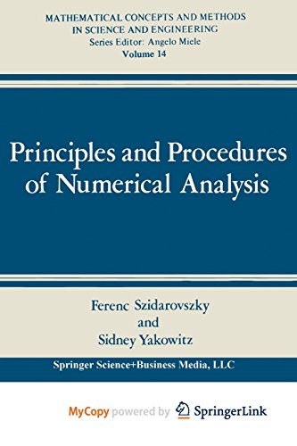 9781489927514: Principles and Procedures of Numerical Analysis