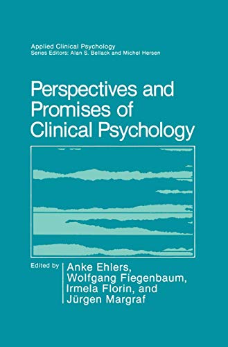 Imagen de archivo de Perspectives and Promises of Clinical Psychology (NATO Science Series B:) a la venta por Lucky's Textbooks