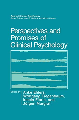 9781489936769: Perspectives and Promises of Clinical Psychology (NATO Science Series B:)