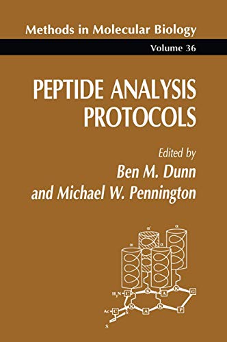 Stock image for Peptide Analysis Protocols (Methods in Molecular Biology, 36) for sale by Phatpocket Limited