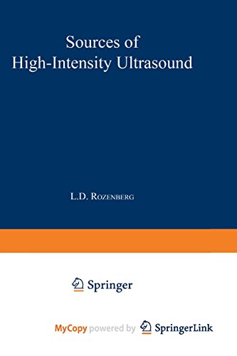 9781489963642: Sources of High-Intensity Ultrasound