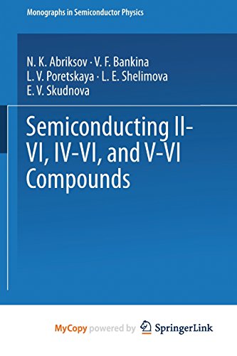 Stock image for Semiconducting II-VI, IV-VI, and V-VI Compounds for sale by Zubal-Books, Since 1961