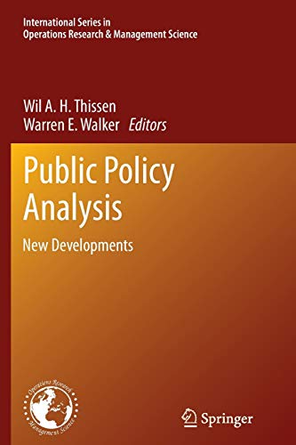 9781489973511: Public Policy Analysis: New Developments: 179 (International Series in Operations Research & Management Science)