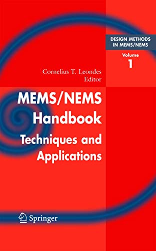 9781489977397: Mems/Nems: Handbook Techniques and Applications Design Methods / Fabrication Techniques / Manufacturing Methods / Sensors and Actuators / Medical Applications and Moems (1-5)