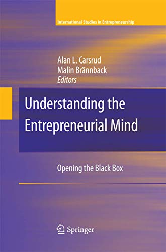 9781489982919: Understanding the Entrepreneurial Mind: Opening the Black Box: 24 (International Studies in Entrepreneurship)