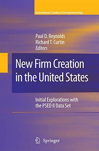 Stock image for New Firm Creation in the United States for sale by Kennys Bookstore