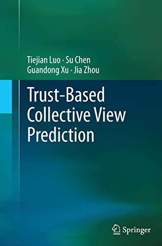 Stock image for Trust-based Collective View Prediction for sale by Lucky's Textbooks