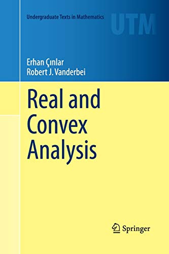 Stock image for Real and Convex Analysis (Undergraduate Texts in Mathematics) for sale by Books Puddle