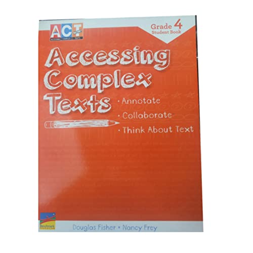 Stock image for ACT Now! Student Book Grade 4 for sale by Better World Books