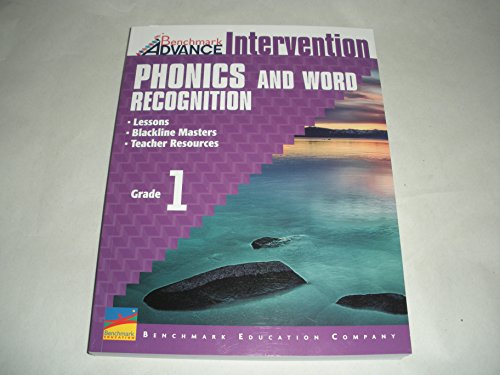 Imagen de archivo de Benchmark Advance Intervention Phonics and Word Recognition Grade 1 a la venta por Walker Bookstore (Mark My Words LLC)