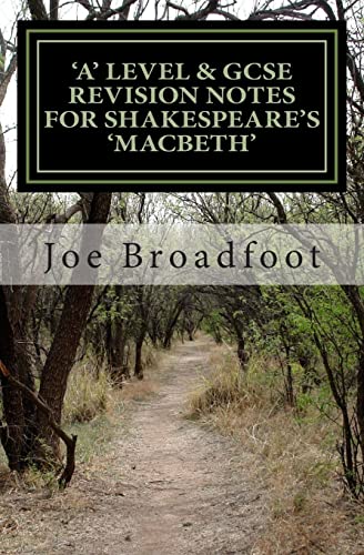 Immagine dell'editore per GCSE & 'A' LEVEL REVISION NOTES FOR SHAKESPEARE'S MACBETH: Scene-by-scene study guide: Shakespeare's play explained in simple language venduto da medimops