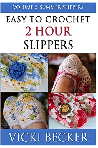 

Easy to Crochet 2 Hour Slippers : Summer Slippers