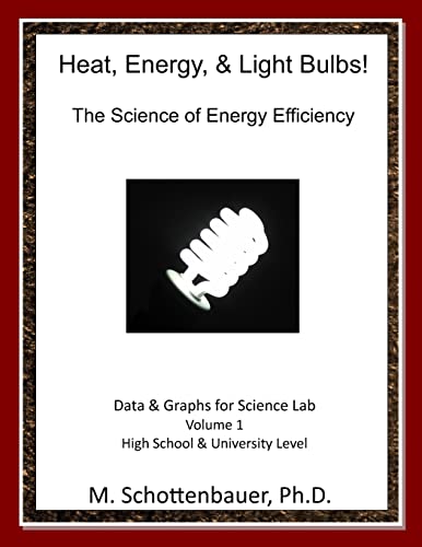 Beispielbild fr Heat, Energy, & Light Bulbs! The Science of Energy Efficiency: Data and Graphs for Science Lab: Volume 1 zum Verkauf von Buchpark