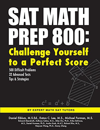 Beispielbild fr SAT Math Prep 800: Challenge Yourself to a Perfect Score zum Verkauf von SecondSale