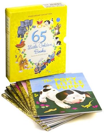 Stock image for The Ultimate Golden Books Collection (25 Volume Set): The Pokey Little Puppy; Scrawny Tawny Lion; Saggy Baggy Elephant; Disney Three Little Pigs; Raggedy Anne; Peter Cotton Tail (Book Sets for Children : Little Golden Books) for sale by Vive Liber Books