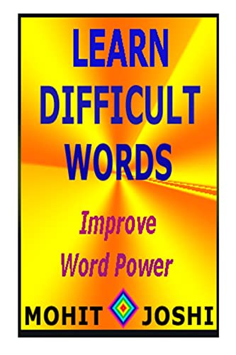 Beispielbild fr Learn Difficult Words zum Verkauf von PBShop.store US