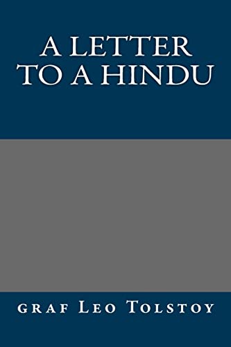 Beispielbild fr A Letter to a Hindu zum Verkauf von Book Bungalow