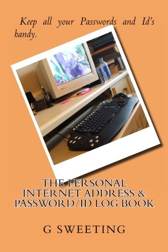 9781490529103: The Personal Internet Address & Password/ID Log Book