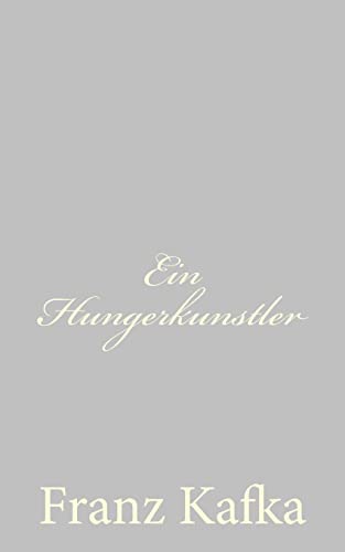 Stock image for Ein Hungerkunstler (German Edition) for sale by Lucky's Textbooks