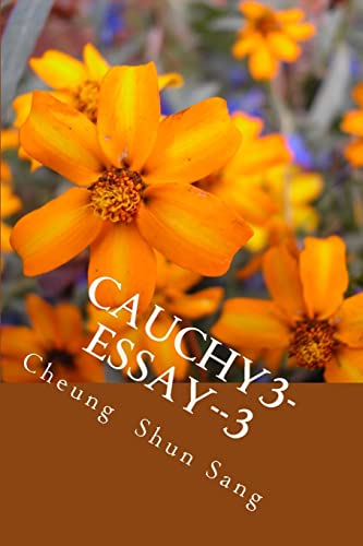 Stock image for Cauchy3-essay--3: Think aloud for sale by THE SAINT BOOKSTORE