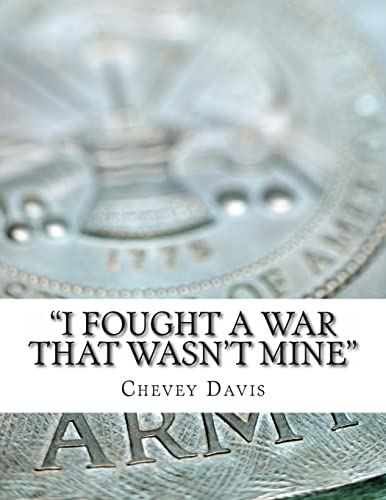 Imagen de archivo de I Fought a War That Wasn't Mine a la venta por THE SAINT BOOKSTORE