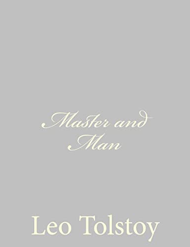 Beispielbild für Master and Man zum Verkauf von Better World Books