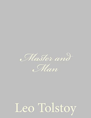 Stock image for Master and Man for sale by Better World Books