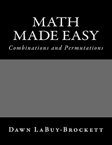 Imagen de archivo de Math Made Easy: Combinations and Permutations a la venta por Lucky's Textbooks