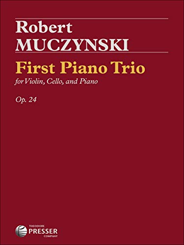 Beispielbild fr First Piano Trio op.24for violin, cello and piano : score and parts zum Verkauf von AHA-BUCH GmbH
