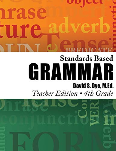 Beispielbild fr Standards Based Grammar: Grade 4: Teacher's Edition zum Verkauf von Lucky's Textbooks