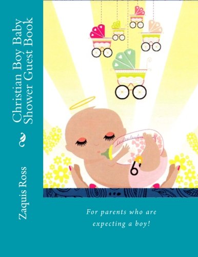 Stock image for Christian Boy Baby Shower Guest Book: For parents who are expecting a boy. (Christian Baby Shower Guest Book) for sale by Revaluation Books