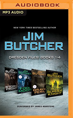 

Jim Butcher - Dresden Files: Books 1-4: Storm Front, Fool Moon, Grave Peril, Summer Knight (The Dresden Files) [No Binding ]
