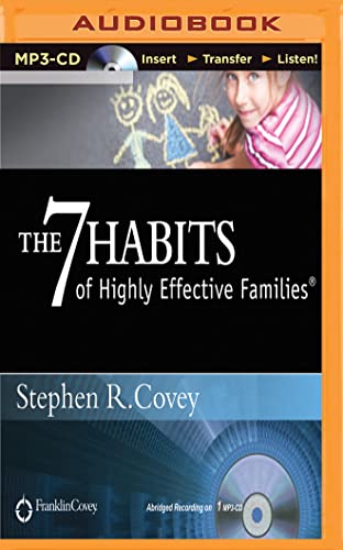 Beispielbild fr 7 Habits of Highly Effective Families, The zum Verkauf von HPB-Diamond