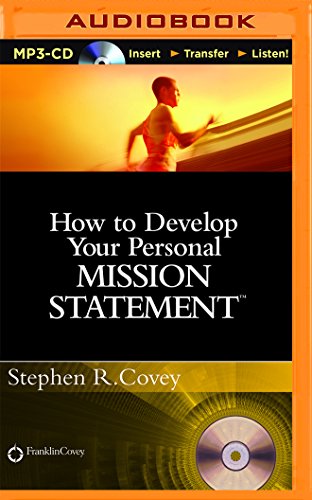 Stock image for How to Develop Your Personal Mission Statement for sale by Book Outpost