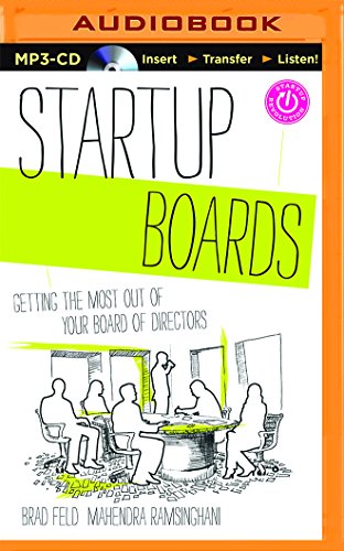 Imagen de archivo de Startup Boards: Getting the Most Out of Your Board of Directors a la venta por Revaluation Books