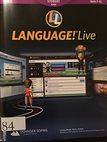 Stock image for LANGUAGE! Live Student Book Level 2 Units 7-12 for sale by Better World Books