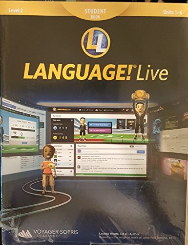 Stock image for LANGUAGE! Live Level 2 Student Edition Replacement Books (Units 1?6 and Units 7?12) - 333446 for sale by Better World Books